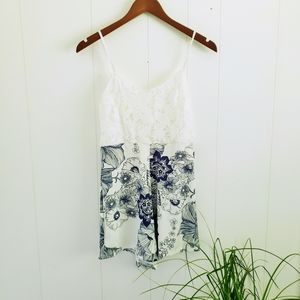 New Floral Lace Romper